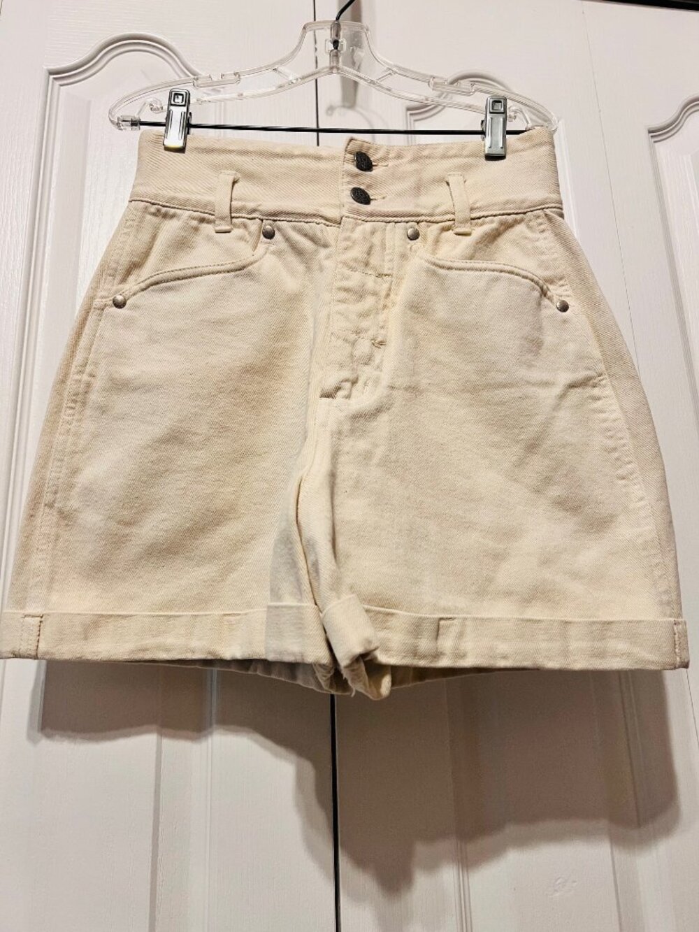 Limited Jeans-Vintage Y2K Cuffed High Waisted Jean Shorts-Sz. 4-Casual-Trendy